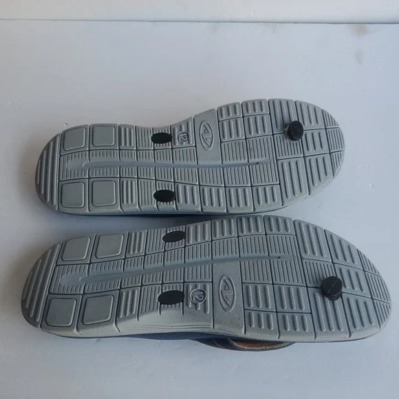 Mens Flip Flops Thong Sandals Size 12 Beach Slider Slip On Summer Casual Slipper - Picture 4 of 5